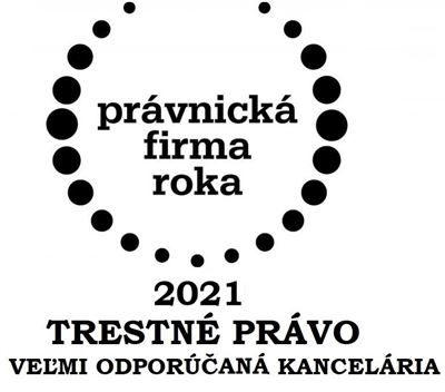 Právnická firma roka 2021 - Trestné právo